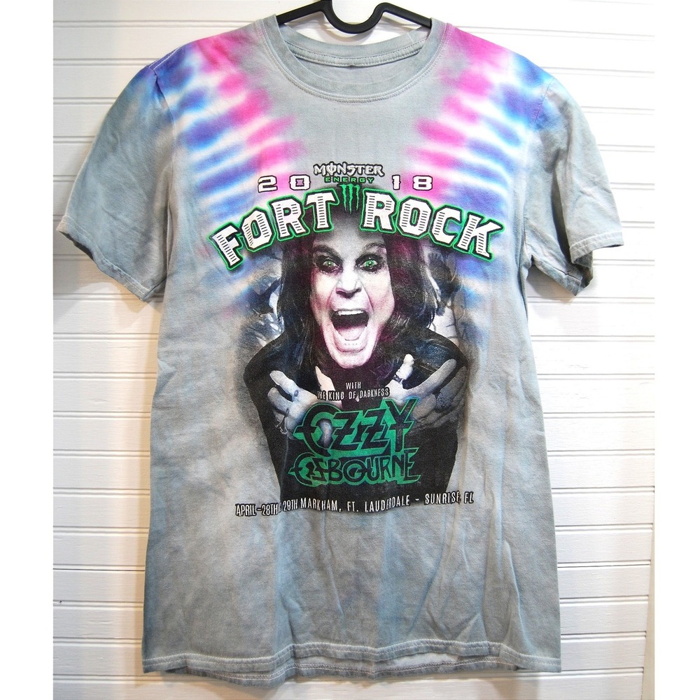 Ozzy Osbourne t-shirt small 2018 Monster Energy Fort Rock‎ Music Festival Tee